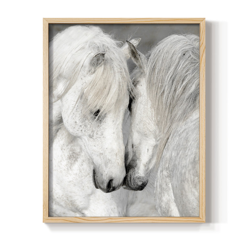 Affection II Framed Print - Solid Wood, 30" H x 24" W