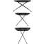 Table pliante portative 2,5 pieds Lavish Home, noir