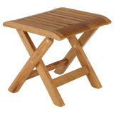 Ascot Outdoor Square Teak Side Table