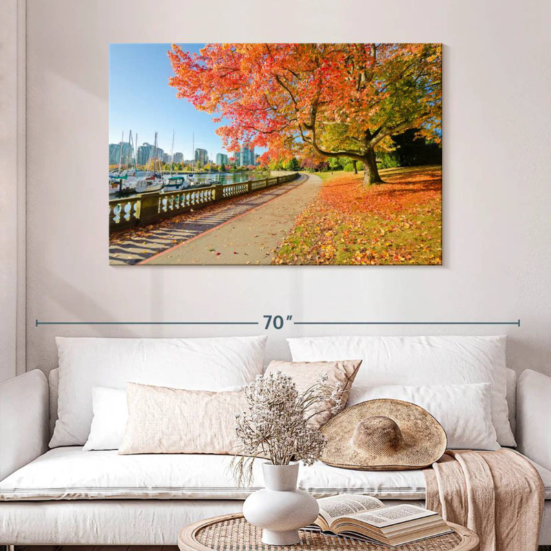 Ravi Stanley Park en automne, H 32 po x l 48 po