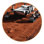Machine Washable Transportation Brown Area Rug