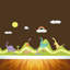 Happy Hills Happy Dinosaurs Kids Wall Sticker