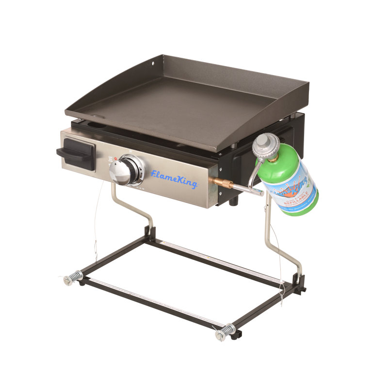 Plaque chauffante portative en fonte au propane Flame King