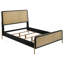 Lit en rotin tissé noir Anser-457240938