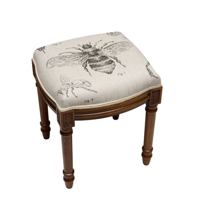 Kendari Solid Wood Accent Stool