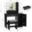 Ensemble coiffeuse avec tabouret et miroir Dasher-1351356152