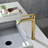 12.38"H Solid Brass Single Handle Bathroom Sink Faucet-106241092
