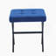 Stool/Chair,1Pcs,BLUE FABRIC,Metal Leg,40.5X33.5X44.5Cm-1749642299