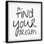 Find Your Dream V - Single Picture Frame Print-1216093638
