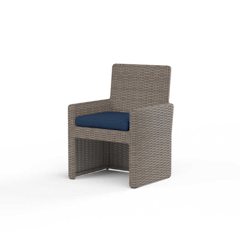 Outdoor Dining Armchair, Echo Midnight Sunbrella®