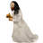 Haunted Hill Farm  42 In. Motion-Activated Lunging Lily the Demonic Zombie Girl by Tekky, Talking Halloween Animatronic for Indoor/Covered Outdoor