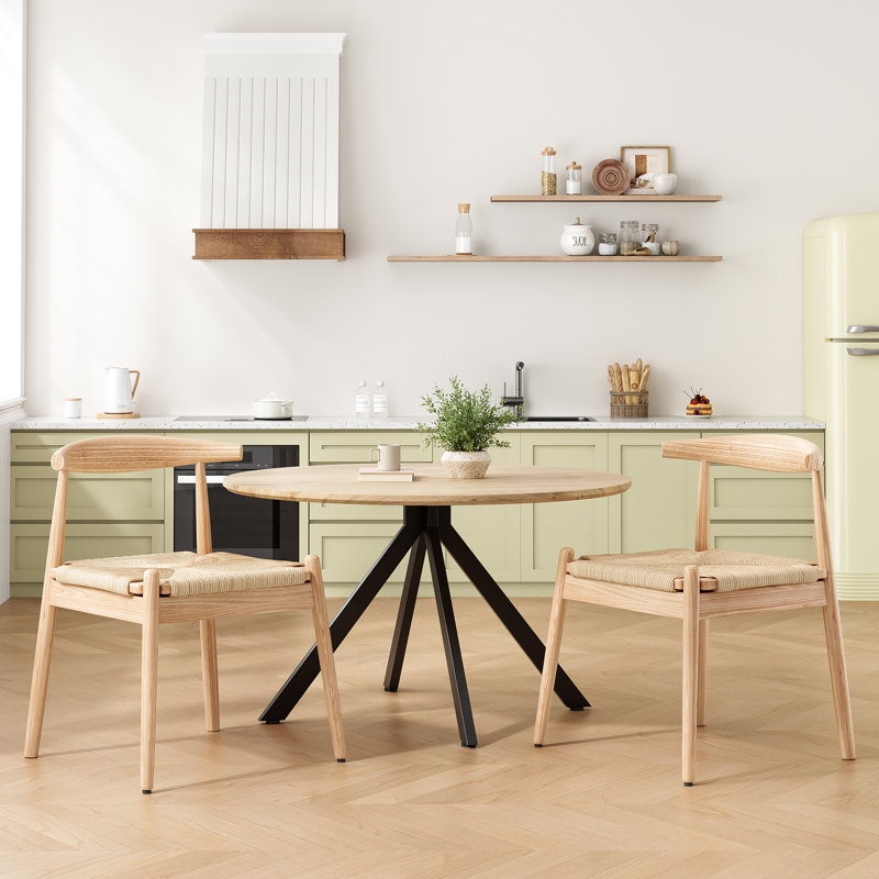 Chaise de salle à manger Gering, Beige/brun