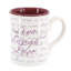Ensemble de grandes tasses en grès mauve 4 pièces 16 oz Trinx