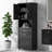 Tall Bathroom Cabinet With Laundry Basket-664362792