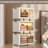 Foldable Storage Cabinet with Wheels, Stackable Plastic Closet Organizer with Clear Door, Collapsible Storage Bins with Lids for Bedroom, Living Room, Nursery, Bathroom, Kitchen