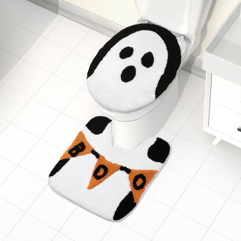  Ghost Boo 2-Piece Rug Set
