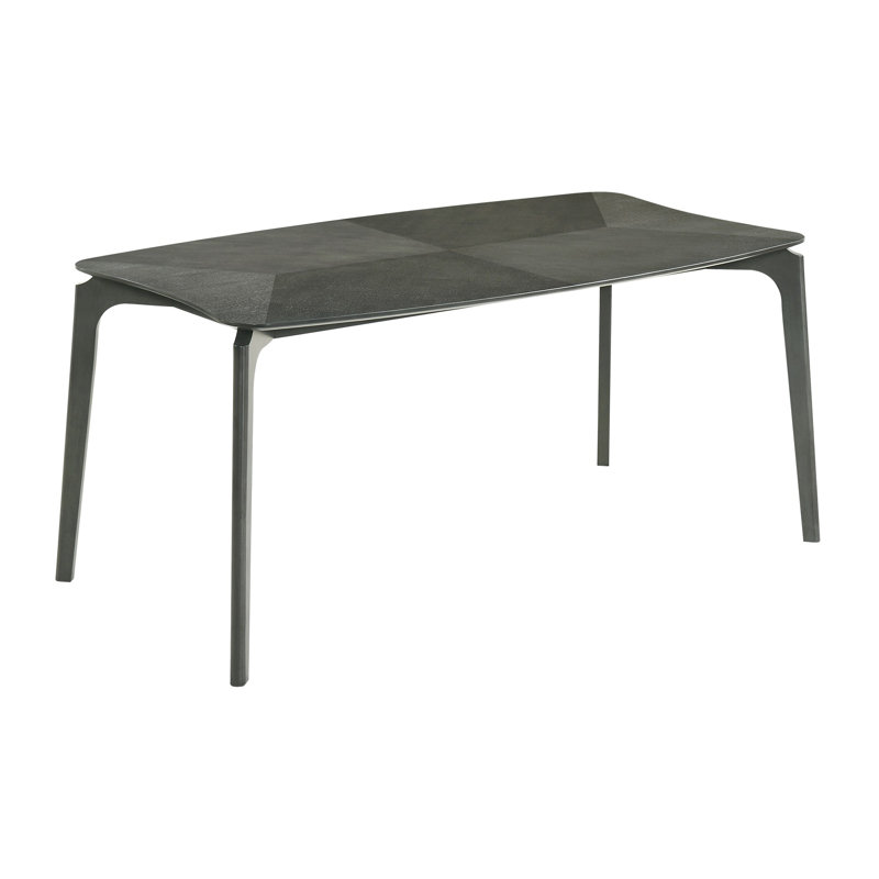 Jaysea Dining Table, Charcoal Gray