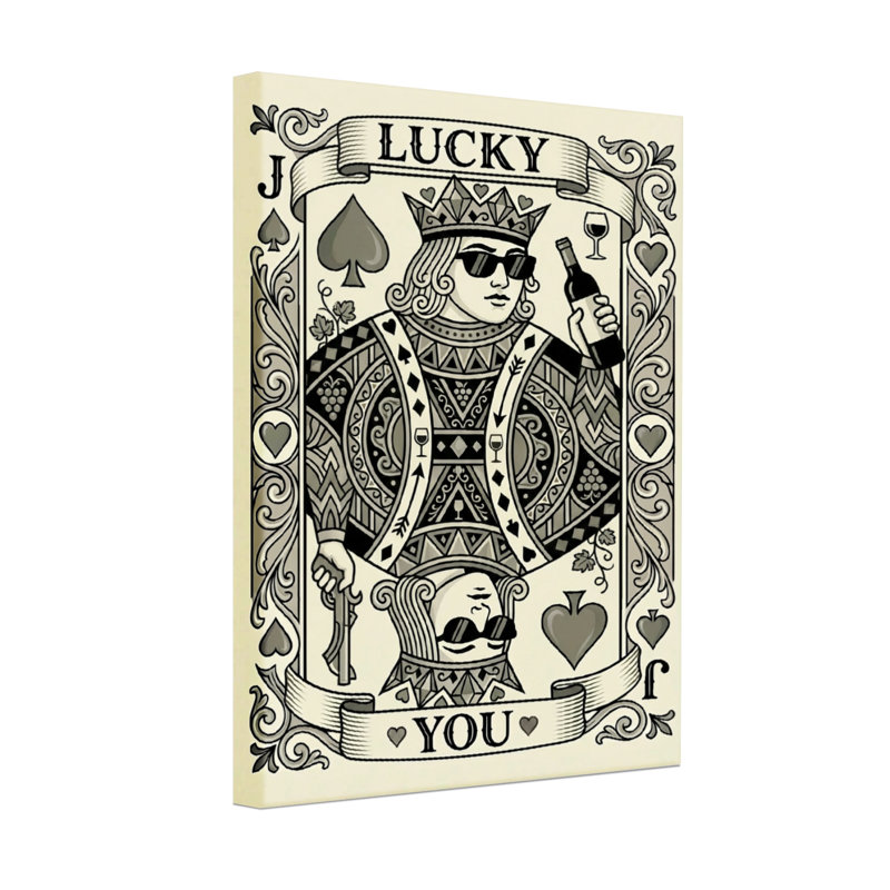 «Fashion Lucky Jack Spade Card», reproduction d'art
