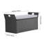 Banc de rangement extérieur PE Rotin 40Gal Deck Box