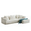 Canapé modulaire rembourré en L de 106,3 po Boneless-234901610-234901618