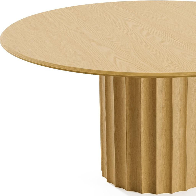 Table de salle à manger 60 po, 30"H x 60"L x 60"W, Natural
