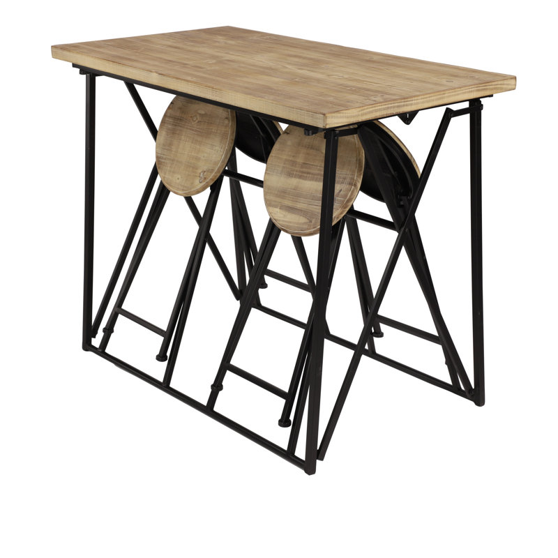 Ragsdale Solid Wood Top Trestle Dining Set