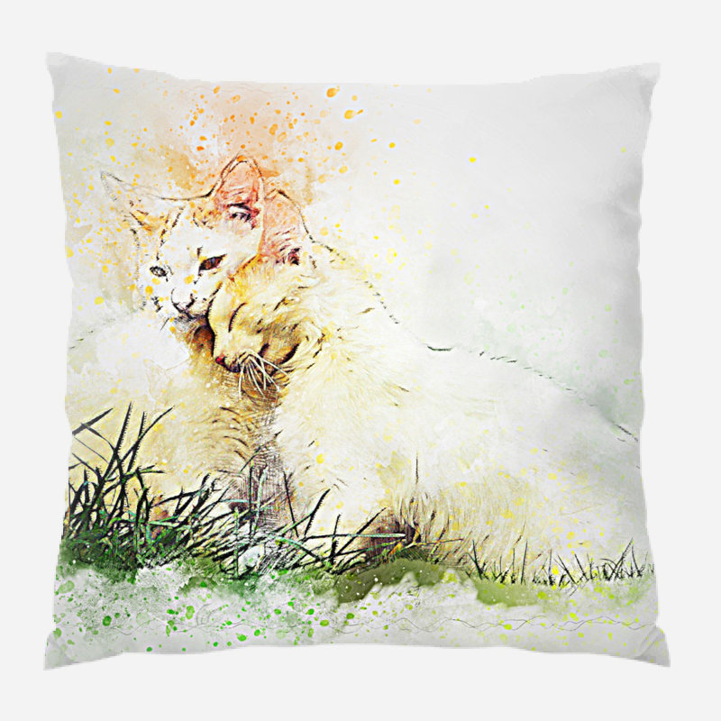 Cronin Outdoor Reversible Throw Pillow, Indoor, Microsuede