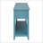 Teal Console Table With Bottom Shelf-1505013318