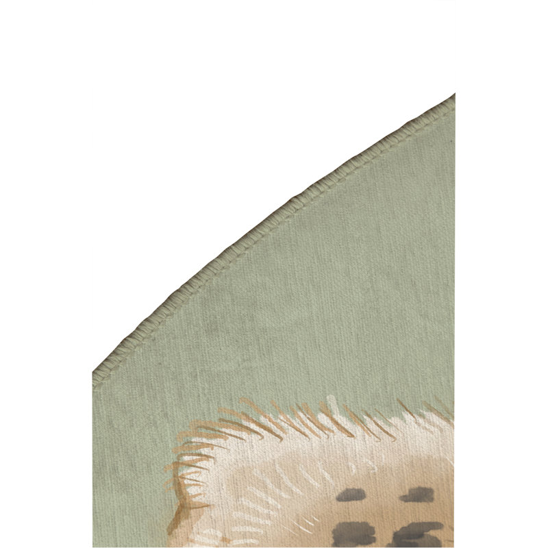 Tapis de jeu Lil Liling Leopard Kids, Sauge