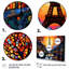«Yellow and Red Sunset On Paris - Paris», art mural sur toile 4 pièces-403126331