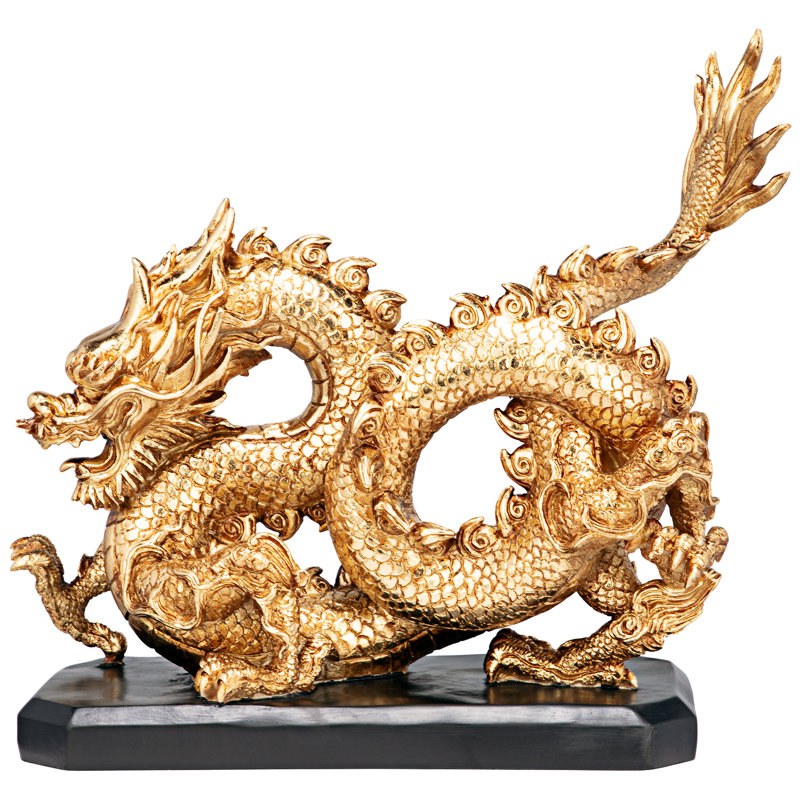 Emperors Golden Dragon Figurine