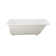 Voltaire 66 X 36 Reversible Drain Soaking Drop-In Bathtub In Glossy White With Integrated Overflow, Drain Included