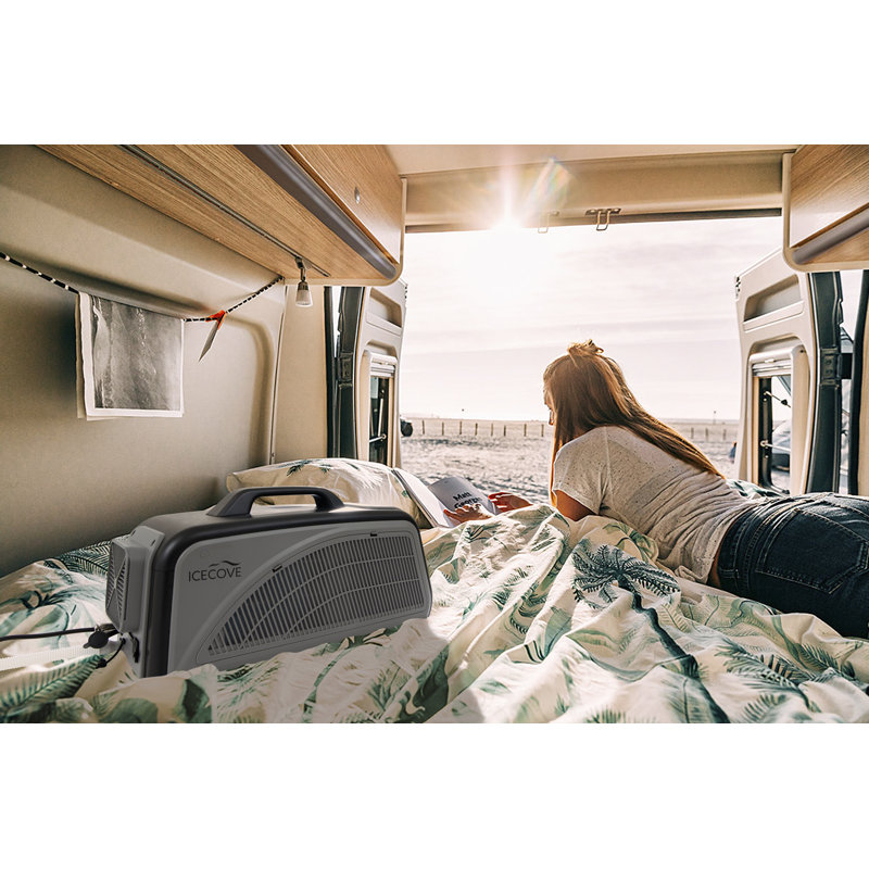 Climatiseur portatif Sunjoy, unité de climatisation intérieure / extérieure 2500 BTU