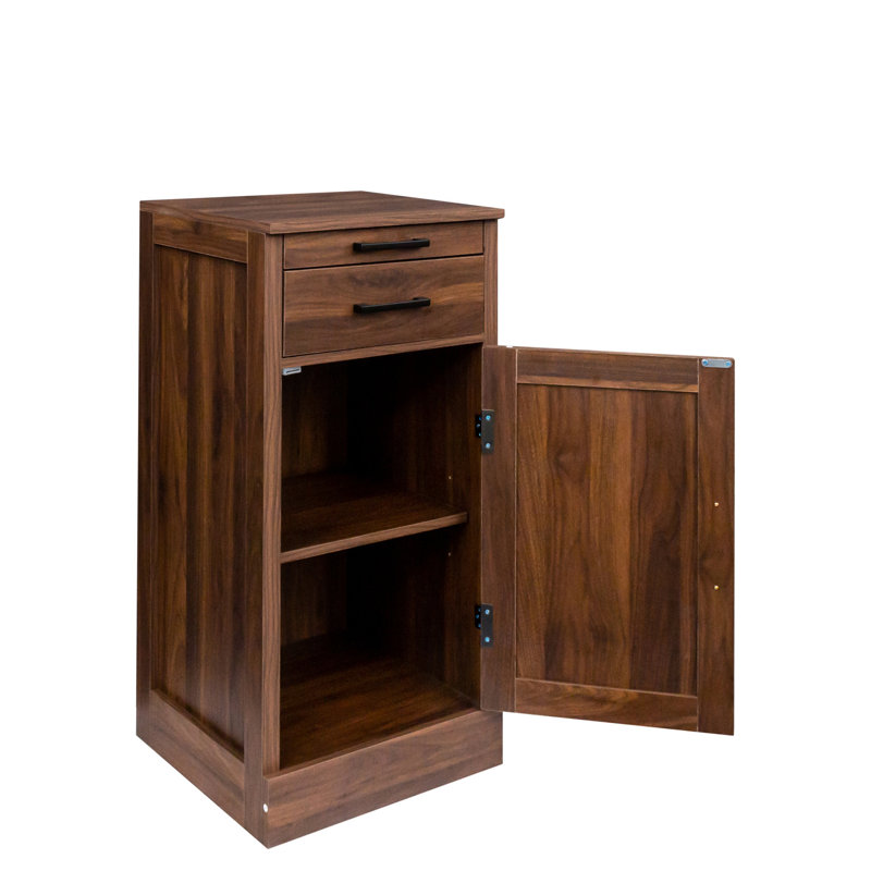 Buffet modulaire en noyer brun - Optimisez la capacité de rangement de votre salle à manger