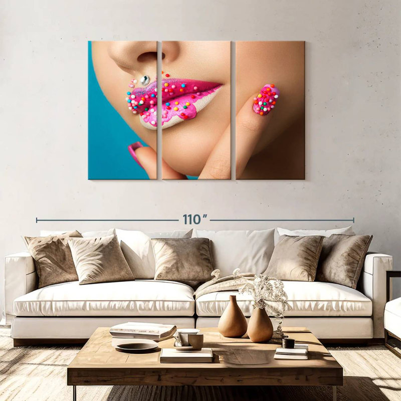 Shuttleworth Sweet As Cupcake Nails, 48" H x 74" W