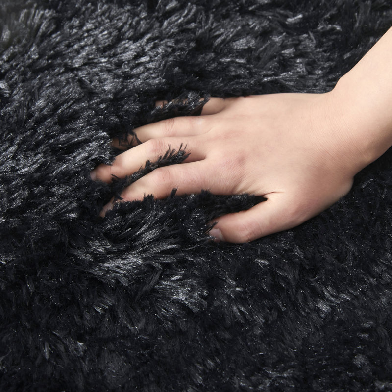 Soft Fluffy Indoor/Outdoor Shaggy Area Rug – Luxurious Comfort & Stylish Design, Rectangle 8" x 10"