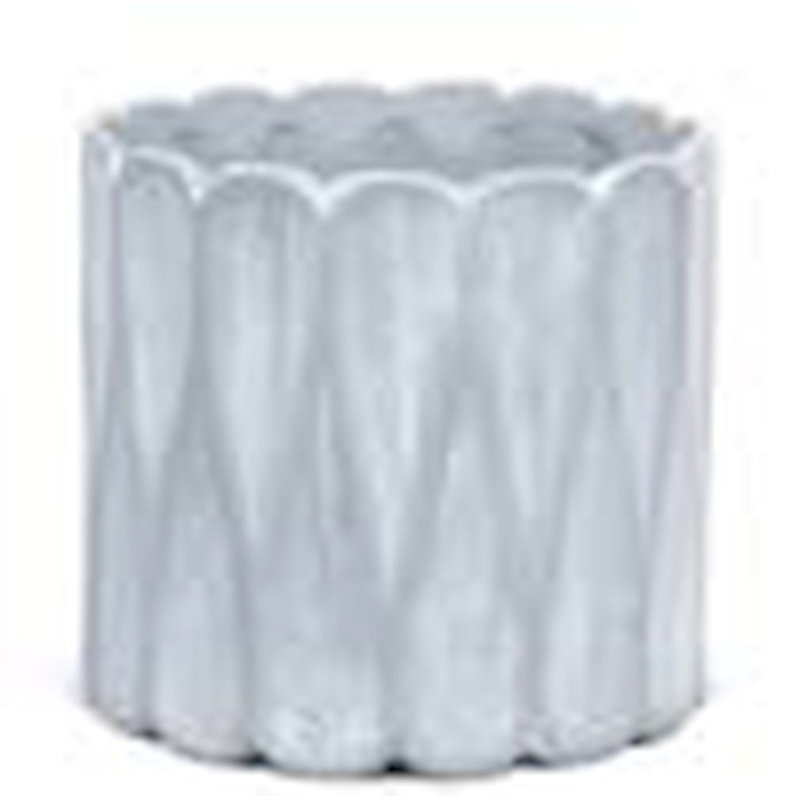 Pot à fleurs Hollandsworth, Gris, H 5,5 po x l 6,75 po x P 6,75 po