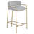 Katharine Upholstered Counter Stool with Metal Frame-970263189