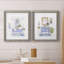«Sketchy Bath I», ensemble de 2 peintures sur toile encadrées-1067295347-1067295350