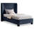 Hridhaan Upholstered Unfinished Wingback Bed-89228079-89228078