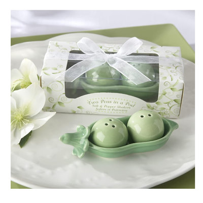 "Two Peas in a Pod"  Salt and Pepper Set, Set of 9