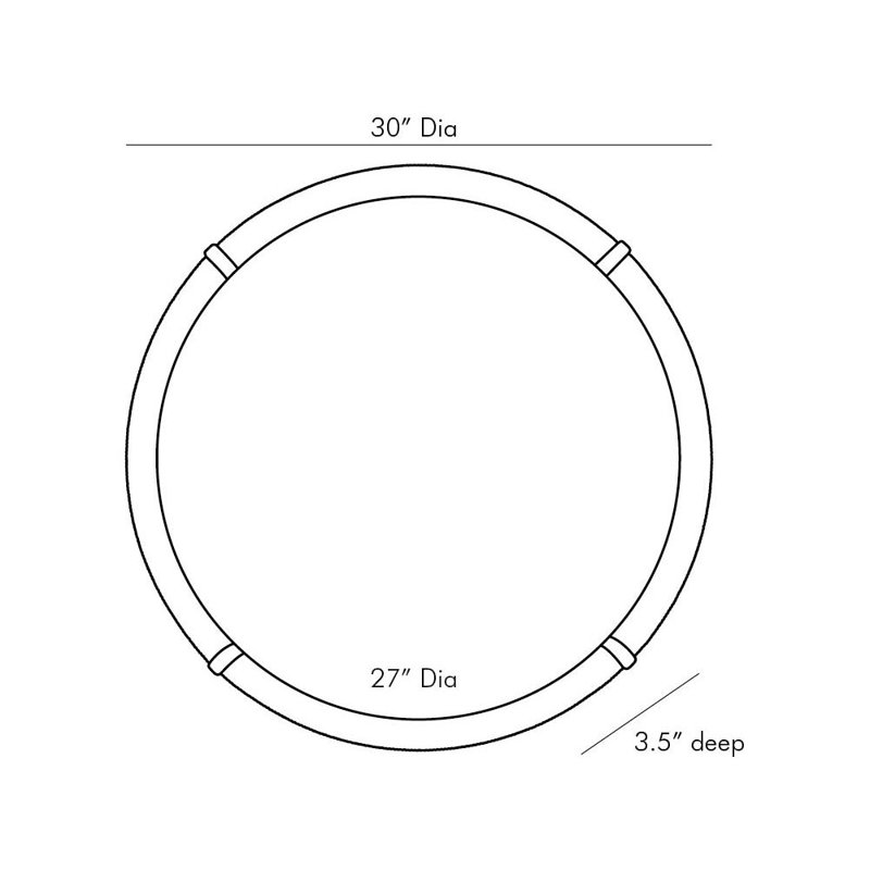 Edmund Round Mirror