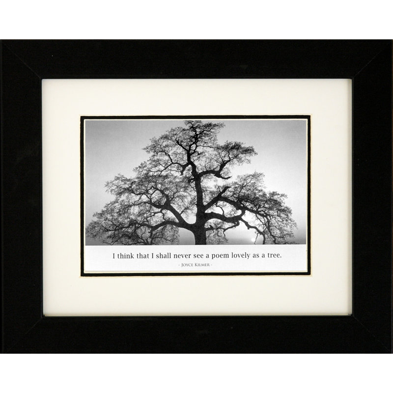 «Oak Tree at Sunset» par Ansel Adams, impression encadrée