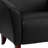 HERCULES Imperial Series LeatherSoft Chair with Cherry Wood Feet-277646975