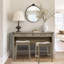 Table d'appoint avec 2 tiroirs