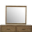 Commode double 6 tiroirs avec miroir Vanallen