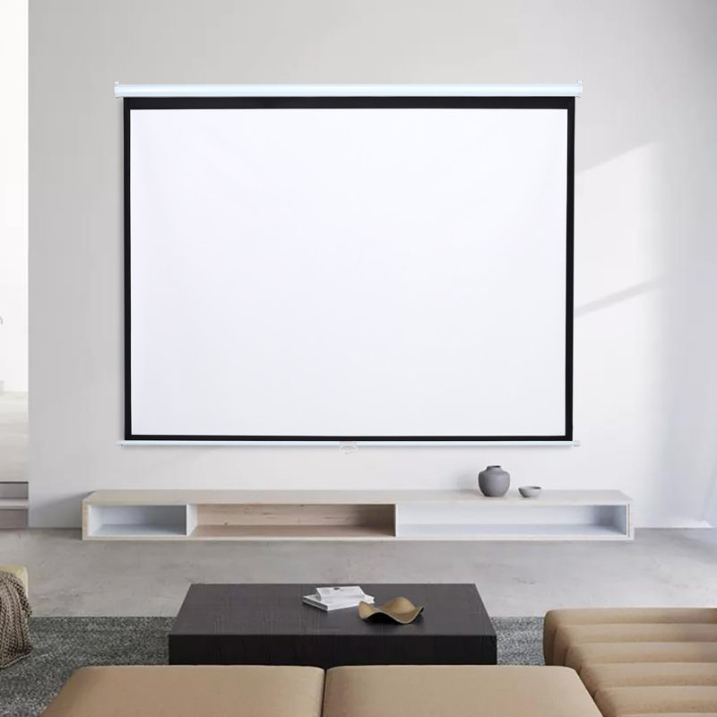 Symple Stuff Manual Projector Screen Projector Screen, 147cm H x 210cm W