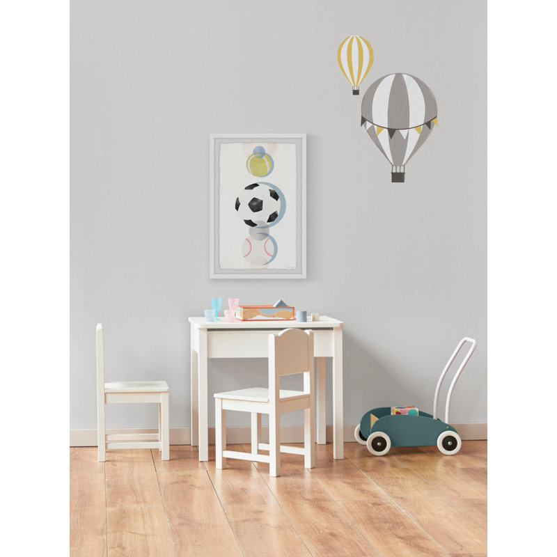 «Bruford Coloured Balls», reproduction encadrée, H 45 po x l 30 po x P 1,5 po