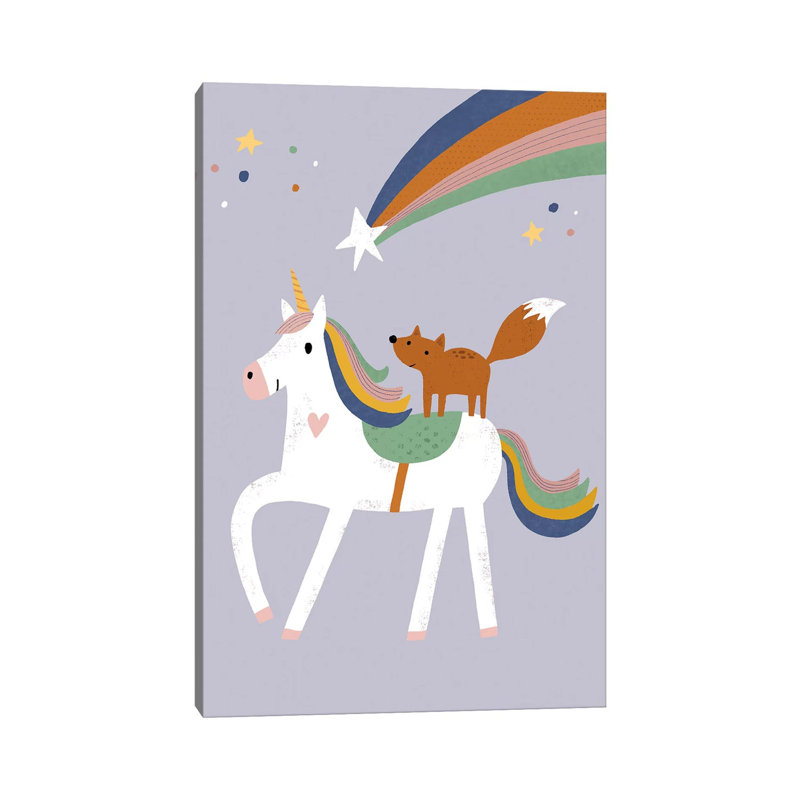 Baby Animal Menagerie IV by Nina Seven - Wrapped Canvas Painting, 20.32 cm H x 30.48 cm W