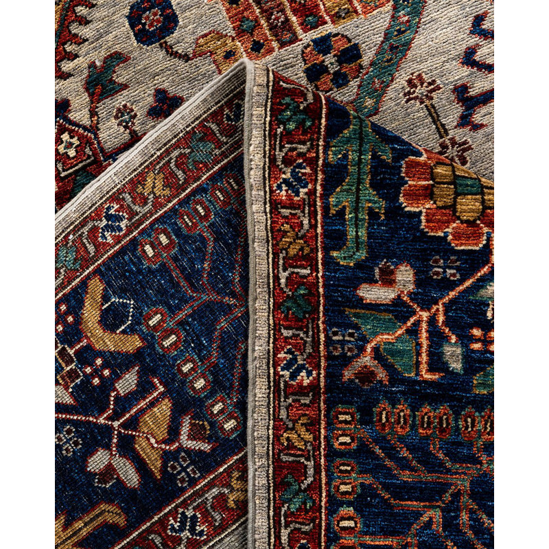 Serapi One-of-a-Kind 8' 0" X 9' 11" Hand Knotted Area Rug